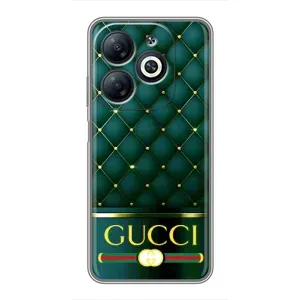 Чохли GUCCI для Інфінікс Смарт 8 (AlphaPrint) (Текстура Гуччі)