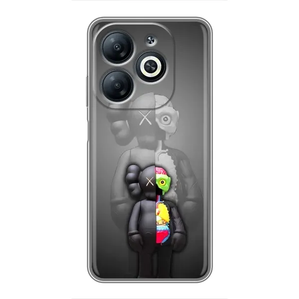 Чохол з принтом «Тіло Bearbrick» для Infinix Smart 8