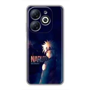 Naruto Anime Чехлы для Инфиникс Смарт 8 (AlphaPrint) (тень Наруто)