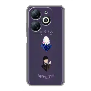 Чохли Венсдей на Infinix Smart 8 Уенсдей (AlphaPrint) (Венздей і подруга)