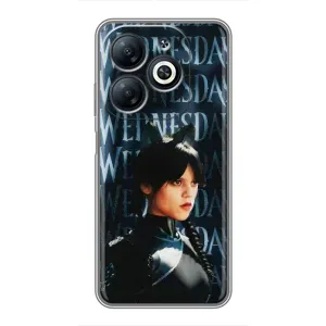 Чохли Венсдей на Infinix Smart 8 Уенсдей (AlphaPrint) (Венздей кішка)
