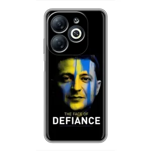 Чехол для Infinix Smart 8 (AlphaPrint - с принтом Зеленского) (В. Зеленский)