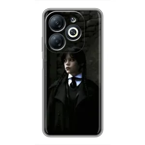 Чохол з дизайном Венздей 2 на Infinix Smart 8 (Темний стиль Венздей)
