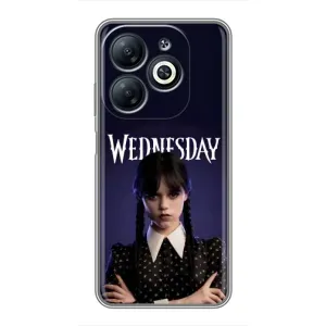 Силіконовий чохол з картинкою для Infinix Smart 8 (Wednesday)