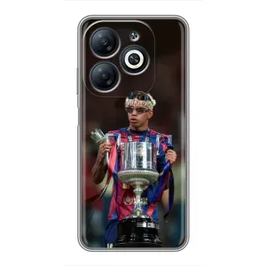 Чохол з футболістом Ламін Ямаль Infinix Smart 8 (Ямаль з кубком)