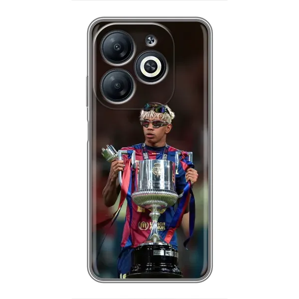 Чехол с принтом «Ямаль с кубком» для Infinix Smart 8