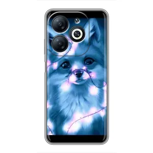 Чехлы с картинкой Лисички для Infinix Smart 8 (VPrint) (Яркая лисичка)