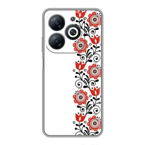 Чохол для Патріота України Infinix Smart 8 - (AlphaPrint) (Яскрава вишиванка)