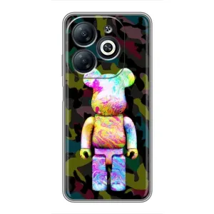 Чехлы для Infinix Smart 8 - Bearbrick Louis Vuitton (PREMIUMPrint) (Яркий Bearbrick)