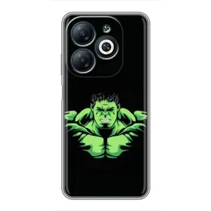 Чехлы с героями Марвел Infinix Smart 8 (VPrint) (Зелёный Халк)