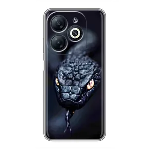Чохол з картинкою 'Хижаки' для Infinix Smart 8 (Чорна змія)