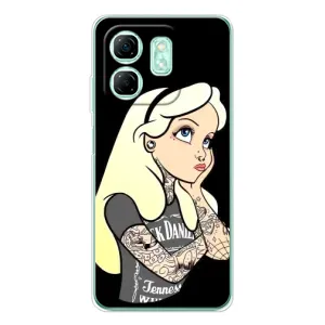 Чехол с печатью для Infinix Smart 9 - (Мода) (AlphaPrint) (Девочка в тату)