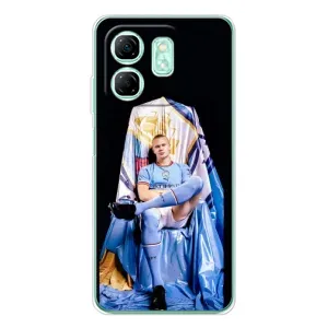 Чехлы с футболистом Ерлинг Холанд для Infinix Smart 9 (AlphaPrint) (футболист Холанн)