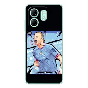 Чехлы с футболистом Ерлинг Холанд для Infinix Smart 9 (AlphaPrint) (гол Эрлинг Холланд)