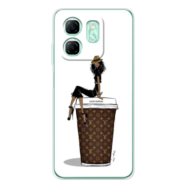 Чехол с принтом «кофе LOUIS VUITTON» для Infinix Smart 9