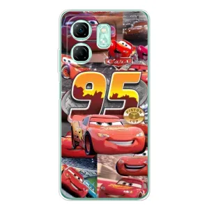 Силиконовый чехол Маквин для Infinix Smart 9 (Коллаж Молния Маквин)