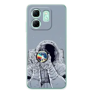 Чехол NASA для Infinix Smart 9 (AlphaPrint) (Космонавт фото)