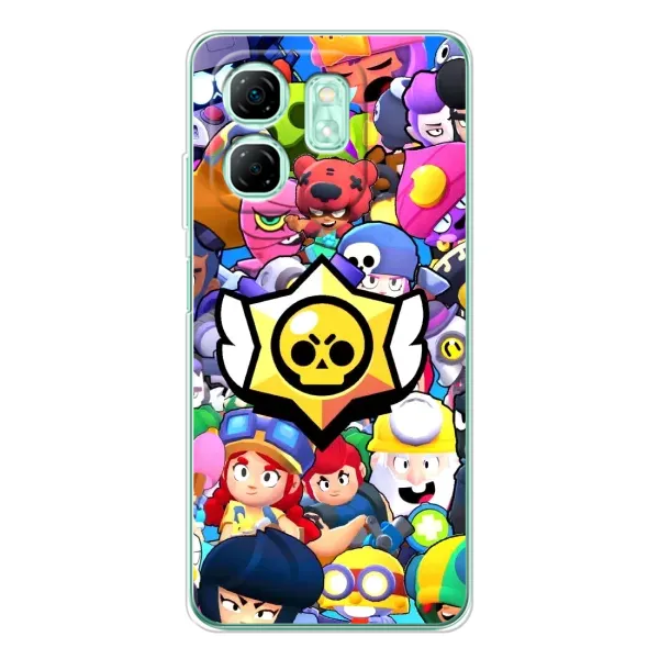 Чохол з принтом «Лого Brawl Stars» для Infinix Smart 9