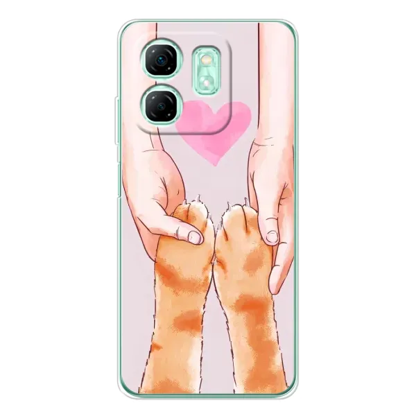 Чехол с принтом «Любовь к котикам» для Infinix Smart 9