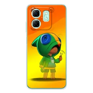 Чехол для Infinix Smart 9 Бравл Старс (VPrint) (Хлопчик Леон)