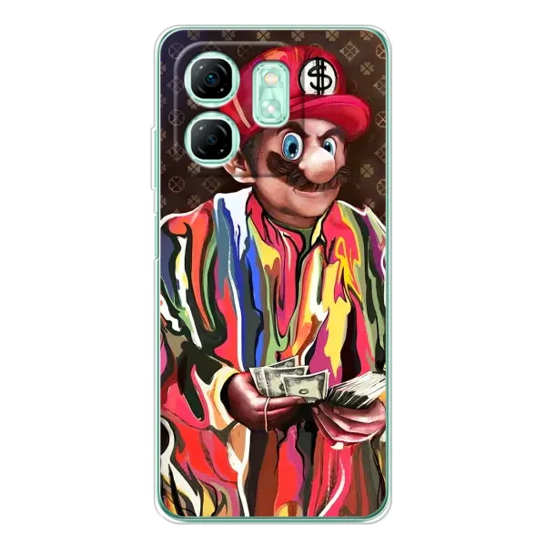Чохол з принтом «Mario LV» для Infinix Smart 9 Чохол з принтом «Mario LV» для Infinix Smart 9