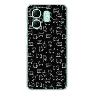 Чехол с принтом «Меленькие котики» для Infinix Smart 9
