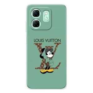Чехлы Луи Витон для Infinix Smart 9 (AlphaPrint - LOUIS VUITTON) (Микки Маус LV)