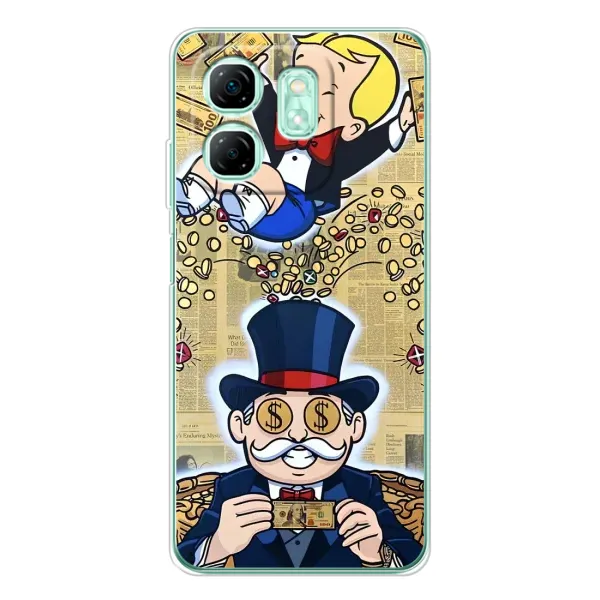 Чехол с принтом «Монополия Мен» для Infinix Smart 9