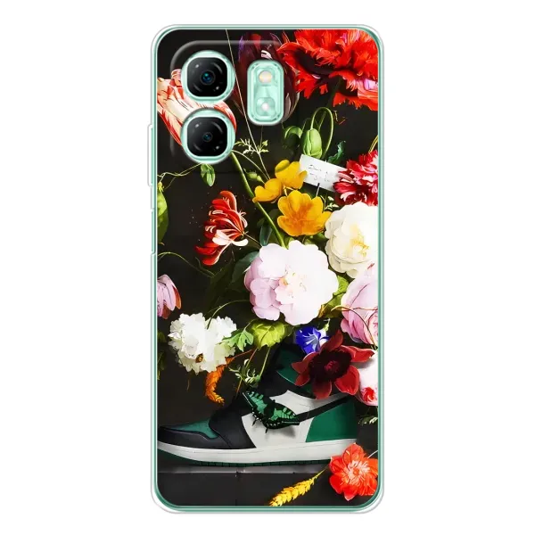 Чохол з принтом «Nike цветы» для Infinix Smart 9 Чохол з принтом «Nike цветы» для Infinix Smart 9