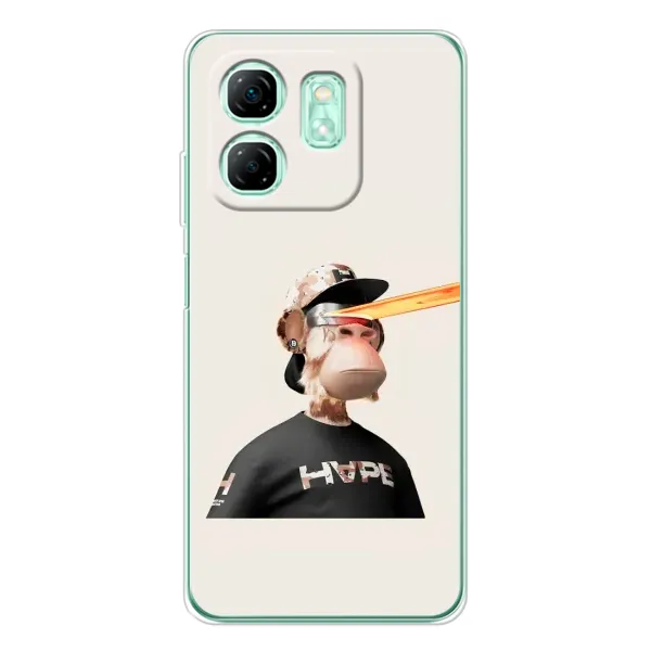 Чехол с принтом «обезьяна NFT в очках» для Infinix Smart 9