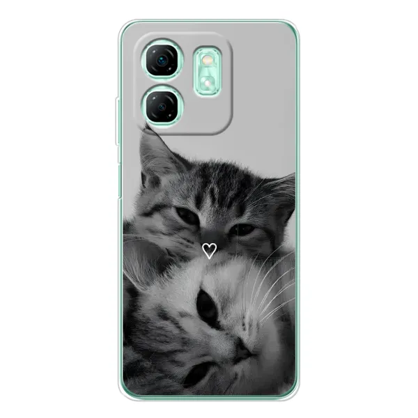 Чехол с принтом «Пара котов» для Infinix Smart 9 Чехол с принтом «Пара котов» для Infinix Smart 9