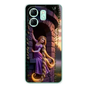 Чехол с принтом «Рапунцель на башне» для Infinix Smart 9
