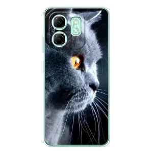 Чехлы с Котиками для Infinix Smart 9 (VPrint) (Серый Кот)