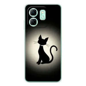 Чехол с принтом «Силуэт котика» для Infinix Smart 9