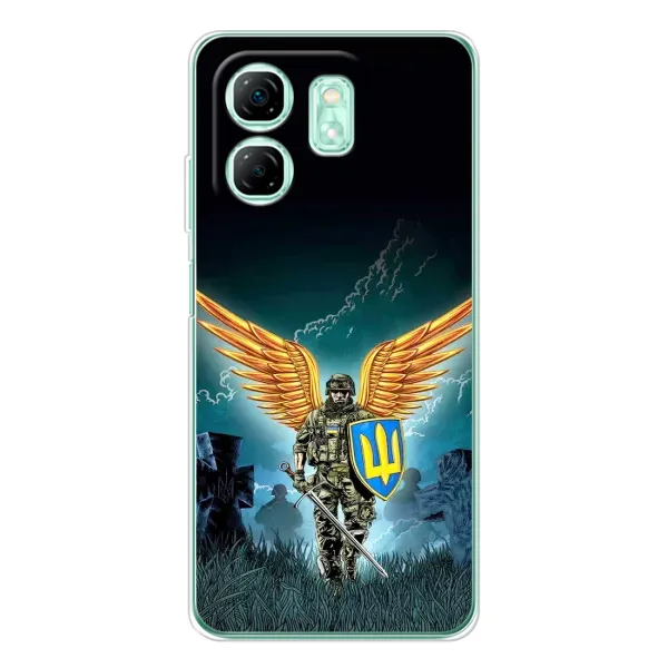 Чехол с принтом «Солдат ЗСУ» для Infinix Smart 9