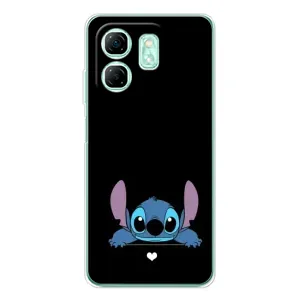 Чехол с принтом «Стич на черном» для Infinix Smart 9