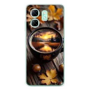 Чехол с принтом «Темный кофе» для Infinix Smart 9