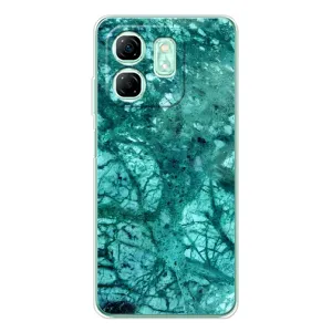 Мраморный чехол на Infinix Smart 9 (VPrint) (Зеленый мрамор)