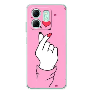 Чохол з принтом для Infinix Smart 9 (AlphaPrint - Знак сердечка)