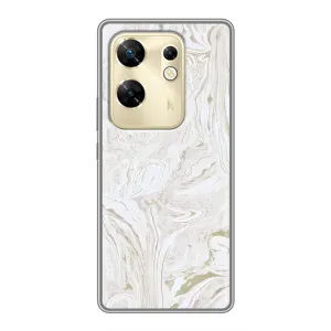 Мраморный чехол на Infinix Zero 30 (VPrint) (Белый мрамор)