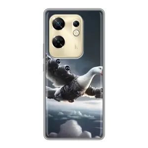 Чехол с мемом Тралалело тралала на Infinix Zero 30 (Бомбардини гусини)