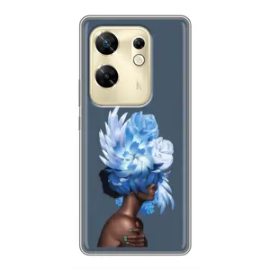 Чехлы (ART) Цветы на Infinix Zero 30 (VPrint) (Цветы на голове)
