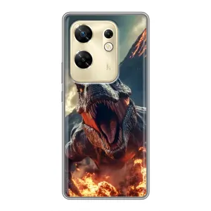 Чехол с принтом «Огненный динозавр» для Infinix Zero 30