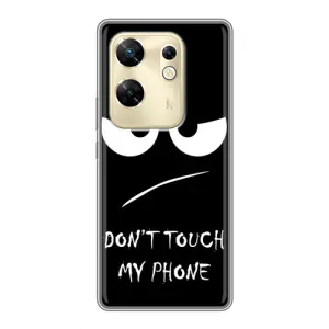 Чехол для Инфиникс ЗЕРО 30 - (AlphaPrint) с печатью (ТОП продаж) (Dont Touch)