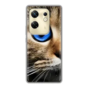 Чехлы с Котиками для Infinix Zero 30 (VPrint) (Глаз кота)