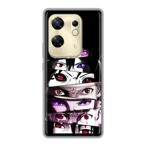 Чехлы Персонажи Аниме Наруто для Infinix Zero 30 (AlphaPrint) (Глаза Anime)