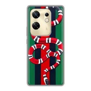 Чехлы ГУЧЧИ для Инфиникс ЗЕРО 30 (AlphaPrint) (Gucci змия)