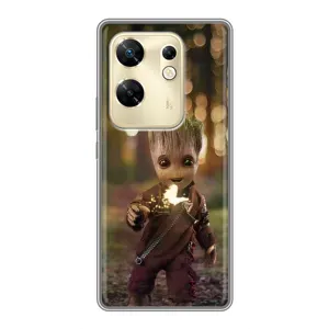 Чехол МАРВЕЛ для Инфиникс ЗЕРО 30 (AlphaPrint) (I am Groot)