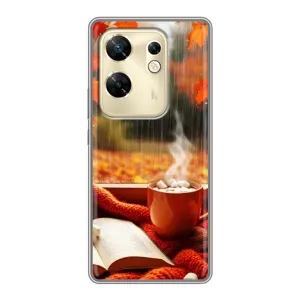 Чехол с принтом «Кофе и дождь» для Infinix Zero 30