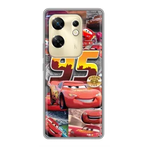 Чехол с принтом «Коллаж Молния Маквин» для Infinix Zero 30